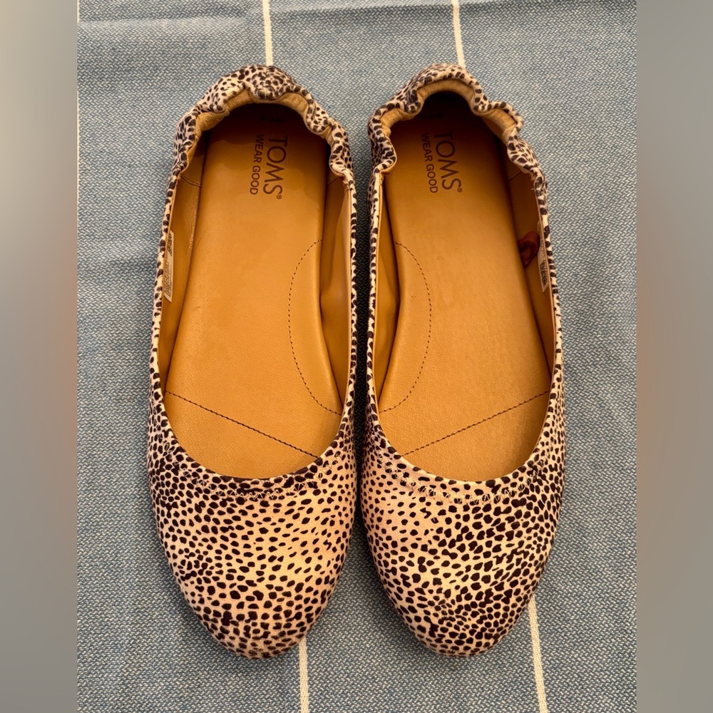 Toms Judith Flats with Cheetah Suede